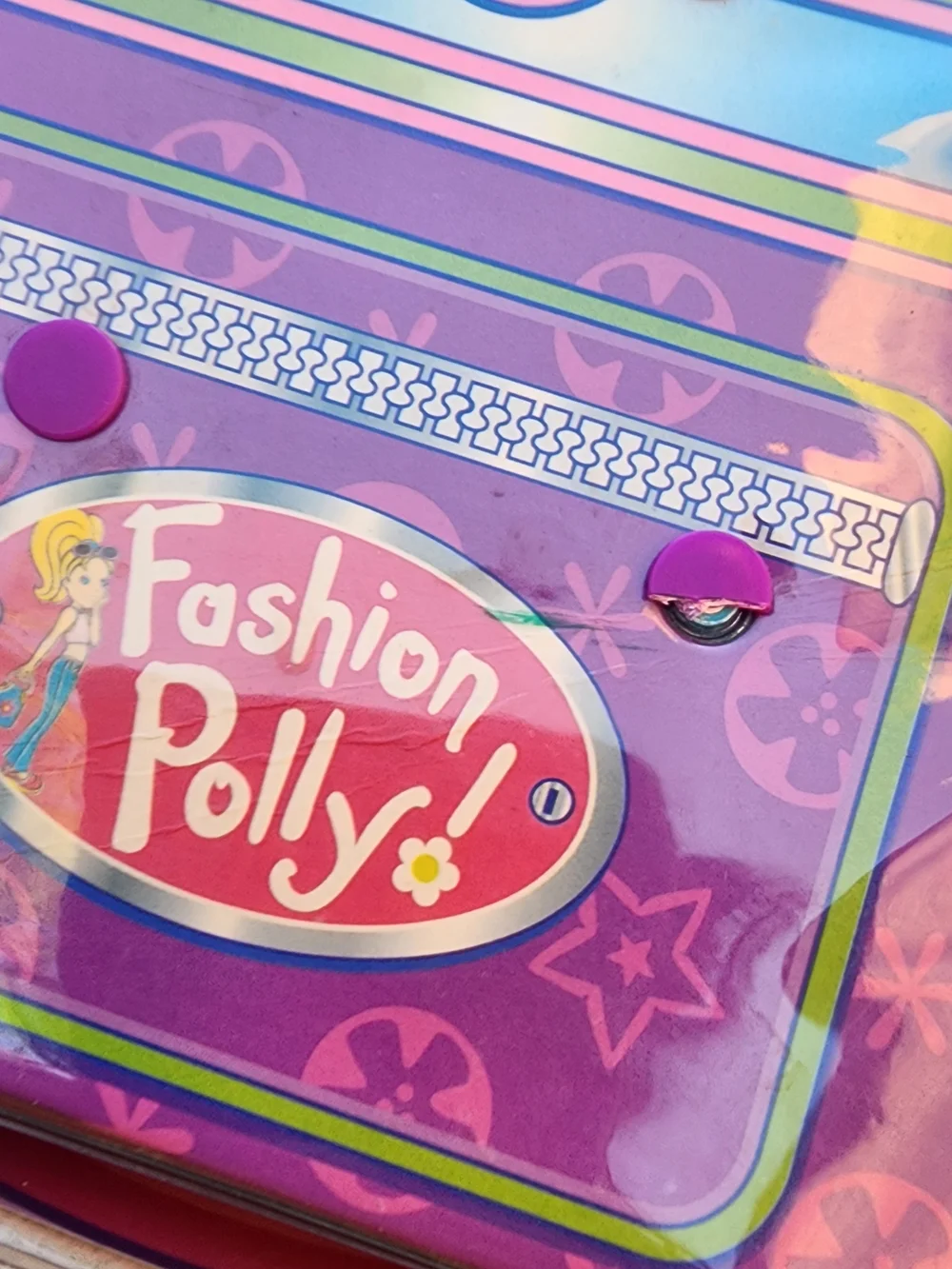 Vintage 2004 Polly Pocket Fashion Fold-Out Shopping Mall Carry Case Doll Playset